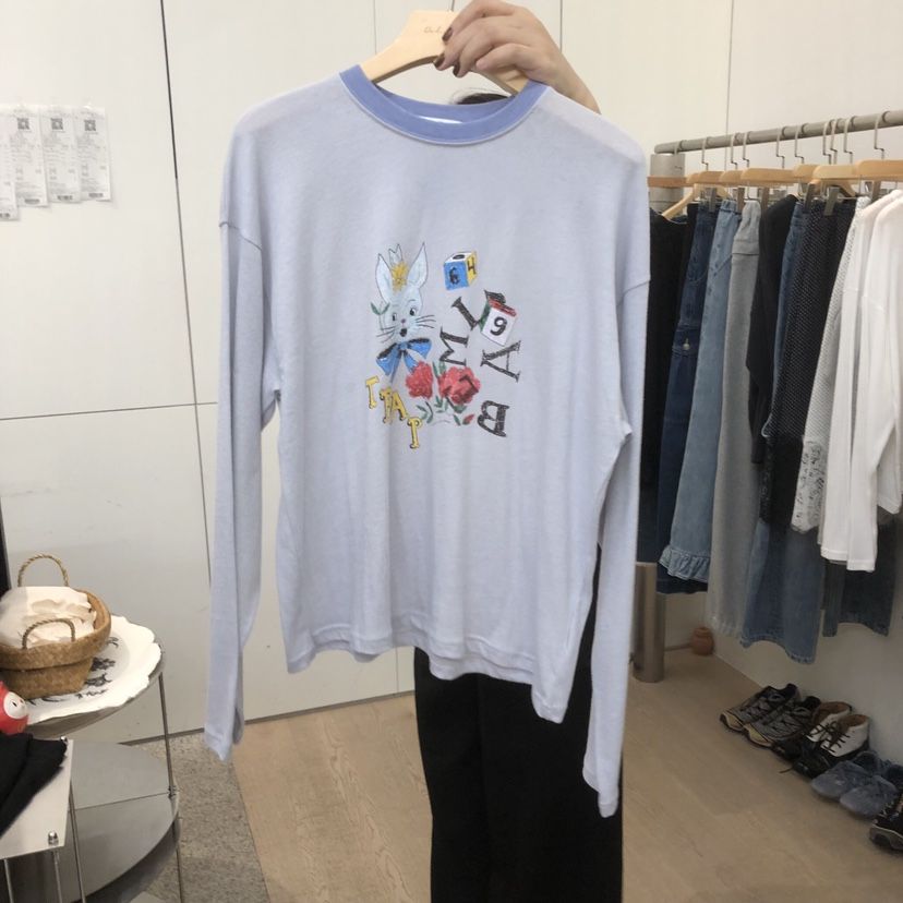 DOHWAJI韓國直郵女裝新品休閑推薦人氣熱賣時尚真品長袖T恤DOHWAJI長袖T恤