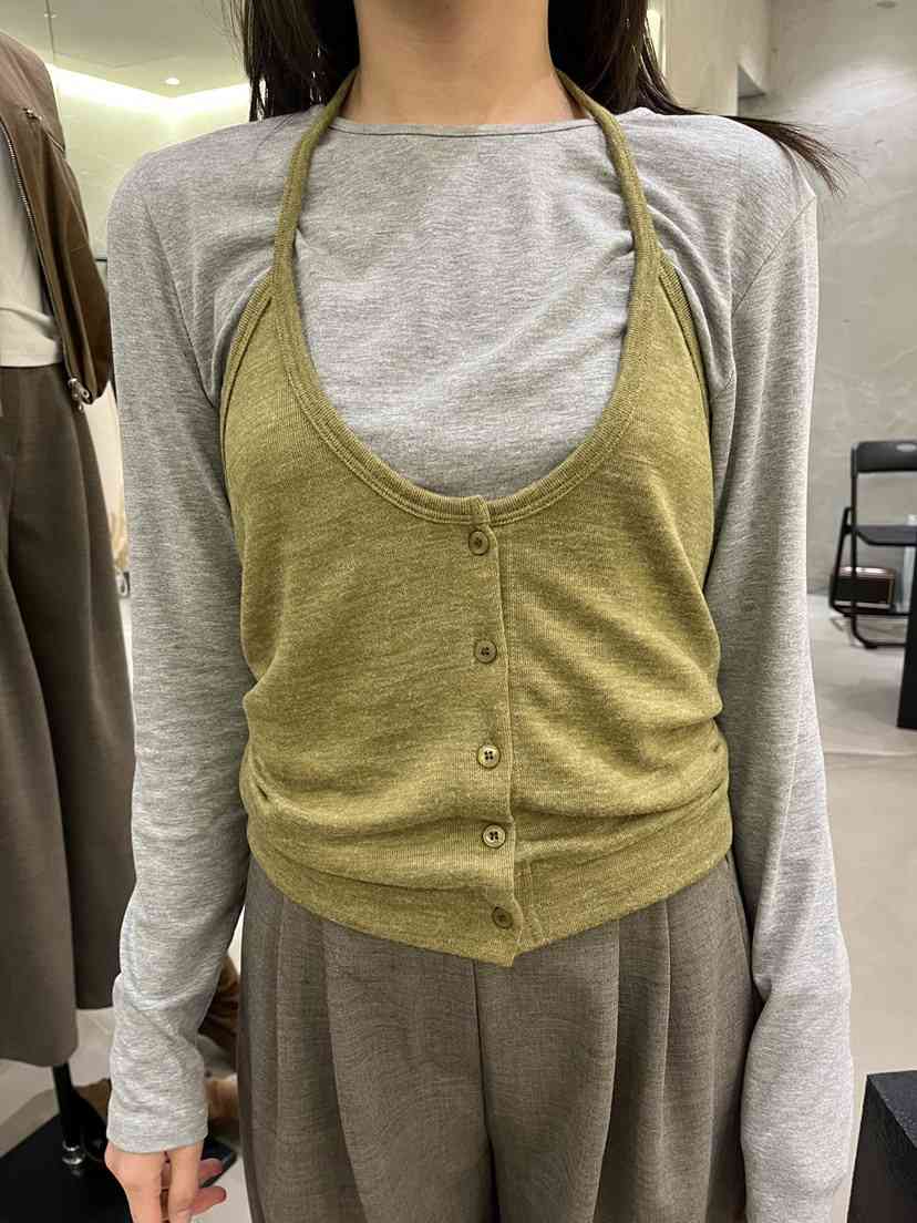 MIDLAND東大門實拍女士新品熱賣休閑人氣長袖T恤露背無袖MIDLAND長袖T恤