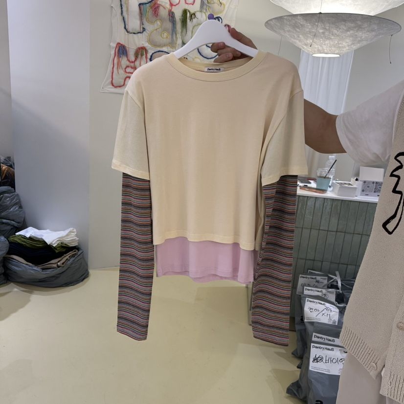 PANTRY HAUS東大門代購女裝新品時尚推薦休閑熱賣長袖T恤PANTRY HAUS長袖T恤