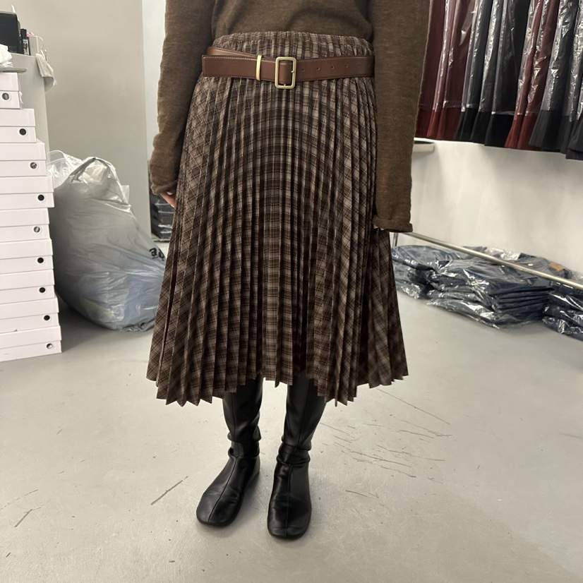 DOUBLE STANDARD/LE SMOKING/MAISONSTAFF東大門代購女士新品推薦長裙不含腰帶MAISONSTAFF長裙