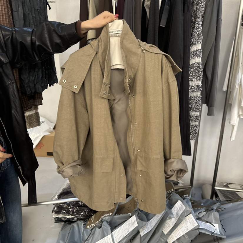 DOUBLE STANDARD/LE SMOKING/MAISONSTAFF韓國直郵女士新款休閑夾克MAISONSTAFF夾克