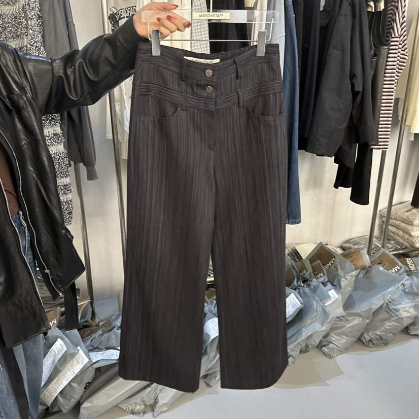 DOUBLE STANDARD/LE SMOKING/MAISONSTAFF東大門直郵女裝新品推薦休閑褲MAISONSTAFF休閑褲