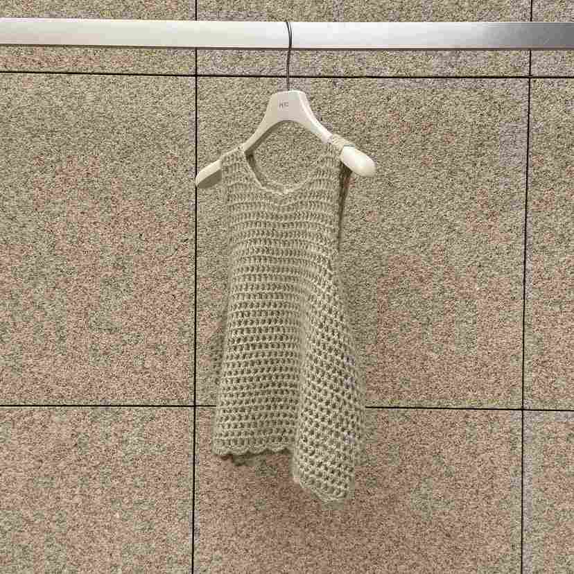 PERS韓國直郵女裝新款熱賣推薦真品人氣吊帶背心鉤針編織PERS吊帶/背心