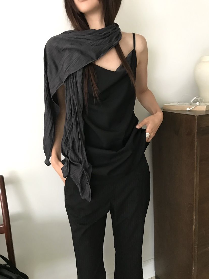 OVERK東大門實拍女裝新品時尚休閑人氣推薦真品圍巾披肩圍巾OVERK圍巾/披肩