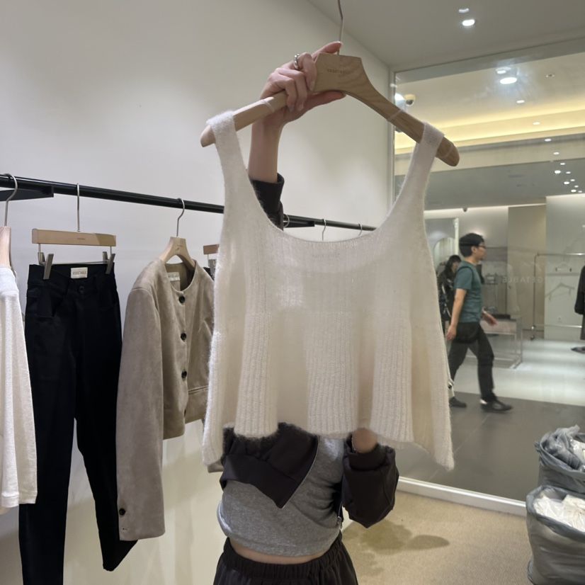 VEGETABLE韓國直郵女裝新品真品人氣時尚推薦吊帶背心無袖VEGETABLE吊帶/背心
