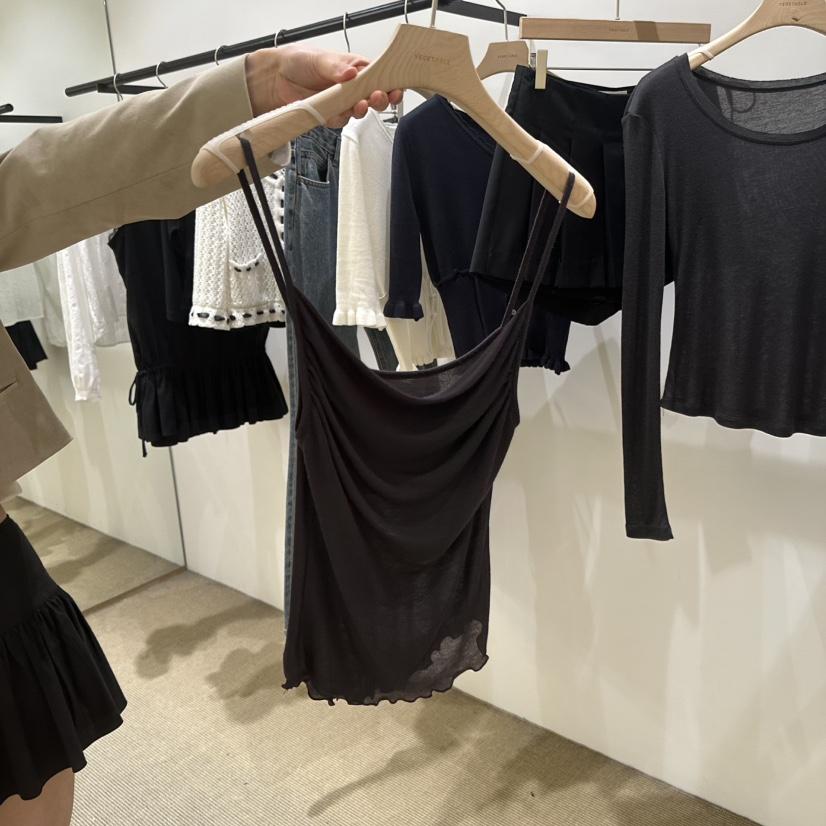 VEGETABLE韓國代購女士新品人氣真品時尚熱賣推薦吊帶背心VEGETABLE吊帶/背心