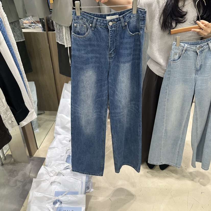 MELO韓國直郵女裝新品真品休閑熱賣時尚人氣牛仔褲不含腰帶MELO牛仔褲