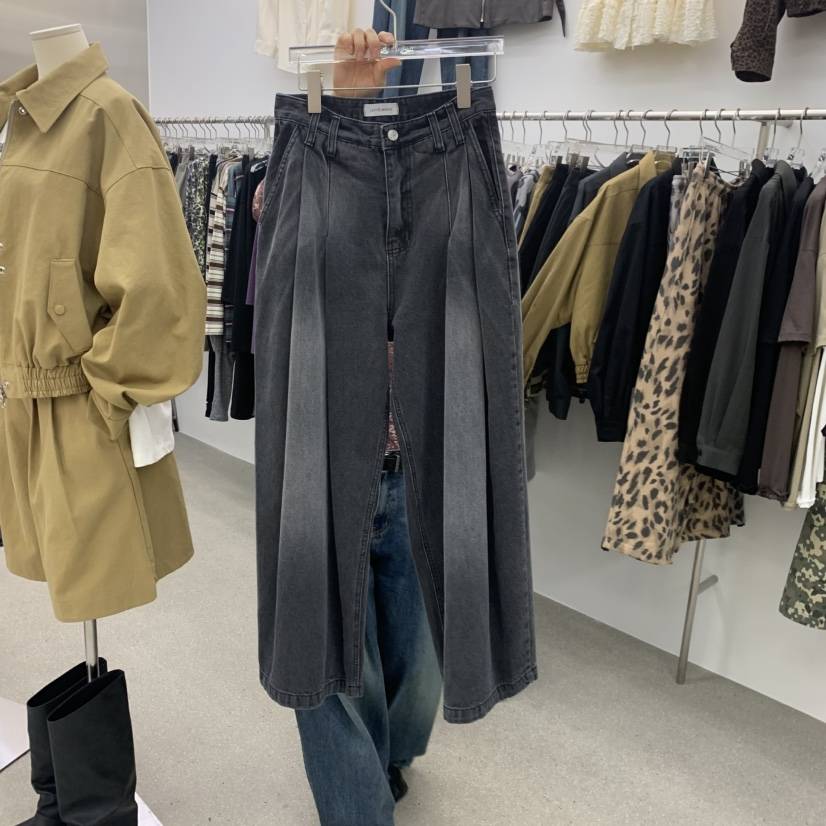 LATTEMOOD韓國代購女士新品人氣熱賣推薦時尚牛仔褲不含腰帶LATTEMOOD牛仔褲