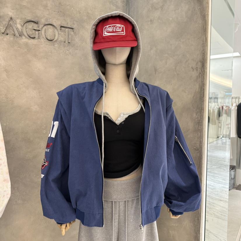 MAGOT東大門代購女士新款熱賣真品推薦人氣時尚休閑夾克刺繡MAGOT夾克