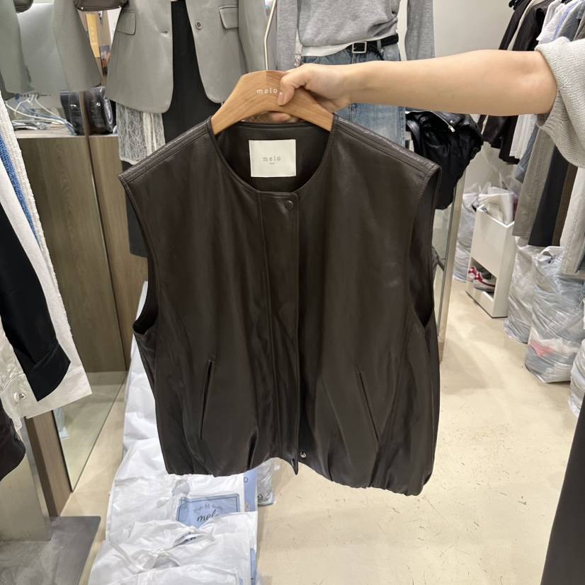 MELO東大門代購女士新品真品時尚熱賣推薦休閑馬甲不含內搭MELO馬甲
