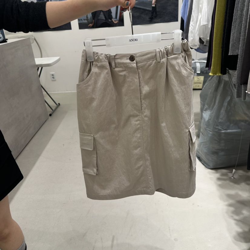 ANOU韓國直郵女士新品時尚熱賣休閑推薦人氣半身裙中短裙ANOU半身裙/中短裙
