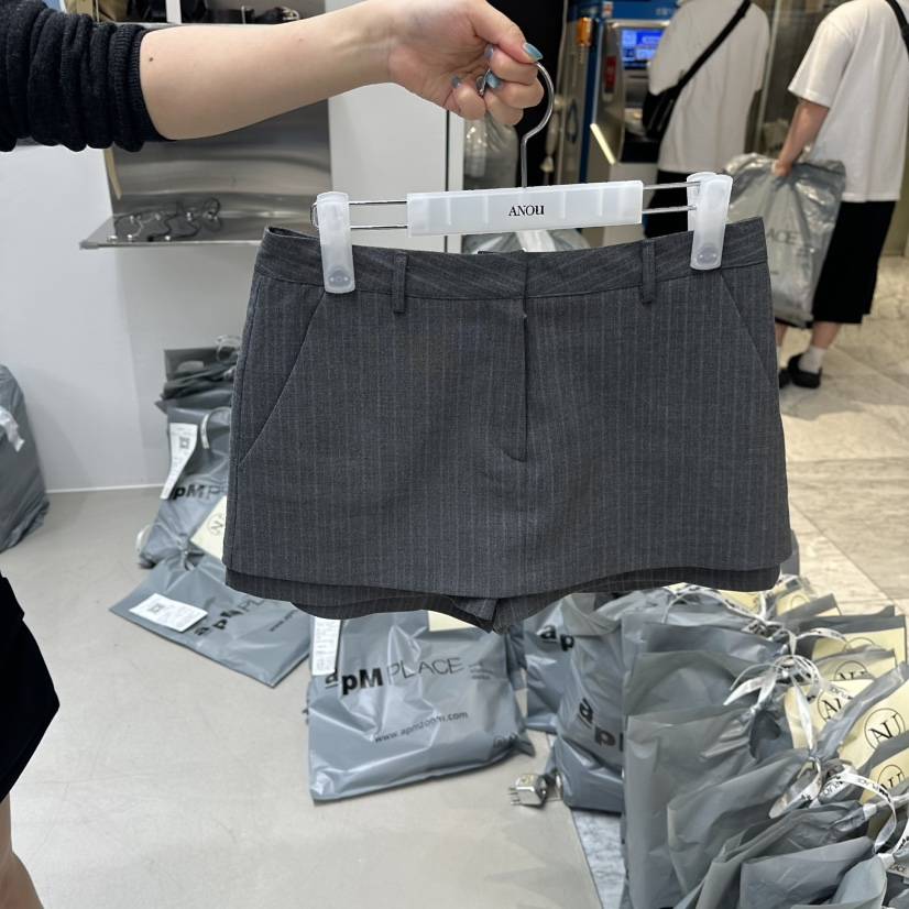 ANOU東大門實拍女士新品推薦熱賣休閑人氣時尚真品短裙ANOU短裙