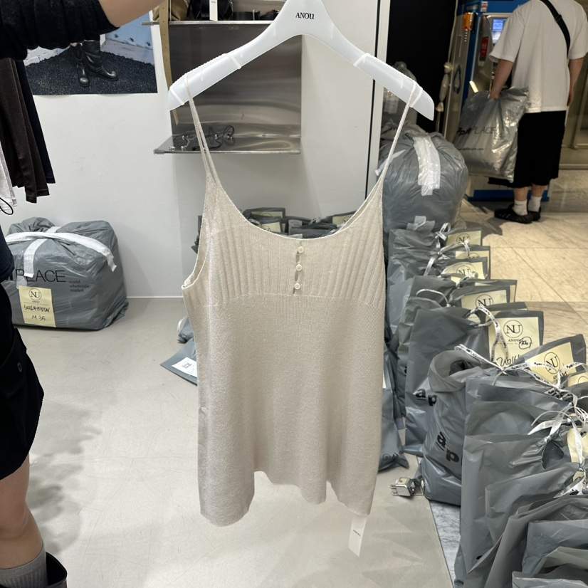 ANOU韓國直郵女裝新款休閑推薦熱賣時尚真品人氣吊帶背心ANOU吊帶/背心