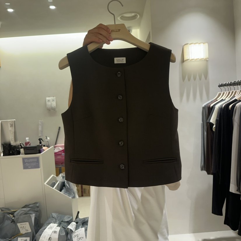 MILLIF東大門實拍女士新品熱賣休閑時尚真品人氣推薦馬甲MILLIF馬甲