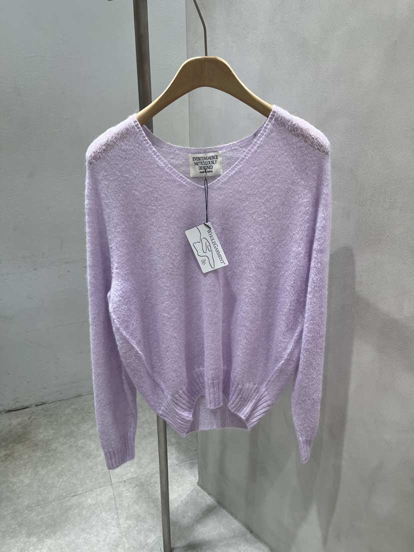 EVERCOMMERCE METICULOUSLY DESIGNED韓國直郵女裝新品熱賣針織衫羊駝毛EVERCOMMERCE METICULOUSLY DESIGNED針織衫