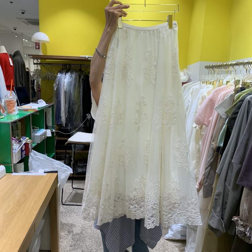 LE MASTERPLACE韓國直郵女士新款人氣推薦熱賣時尚長裙刺繡Le masterpiece長裙