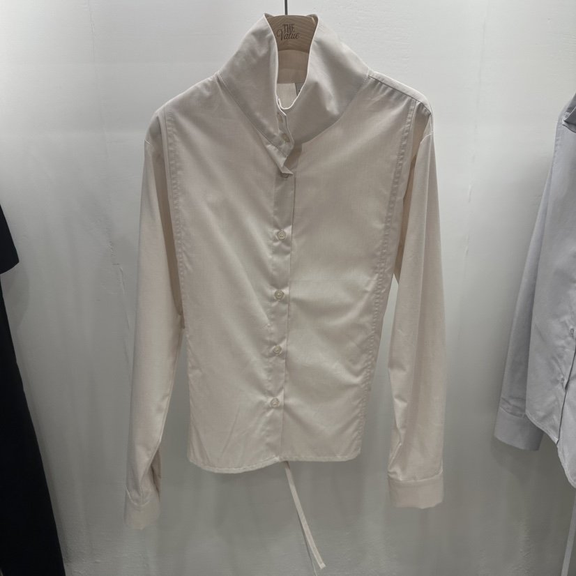 THE VALUE東大門代購女士新品人氣推薦休閑襯衫蕾絲衫高領THE VALUE襯衫/蕾絲衫