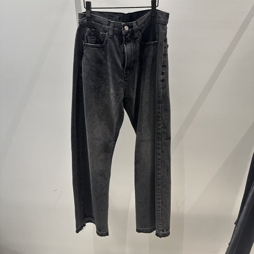 JANE BIRKIN韓國直郵女裝新品推薦真品人氣休閑牛仔褲開衩JANE BIRKIN設計師品牌牛仔褲