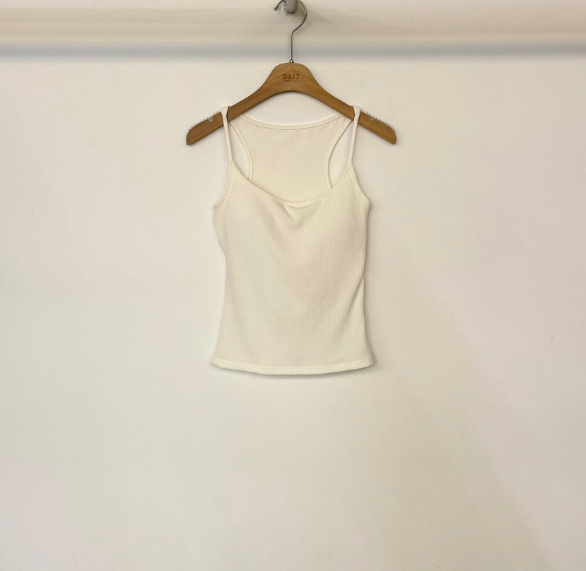 TWENTY FOUR SEVEN24-7東大門實拍女士新品真品吊帶背心羅紋TEWNTY FOUR SEVEN24-7吊帶/背心