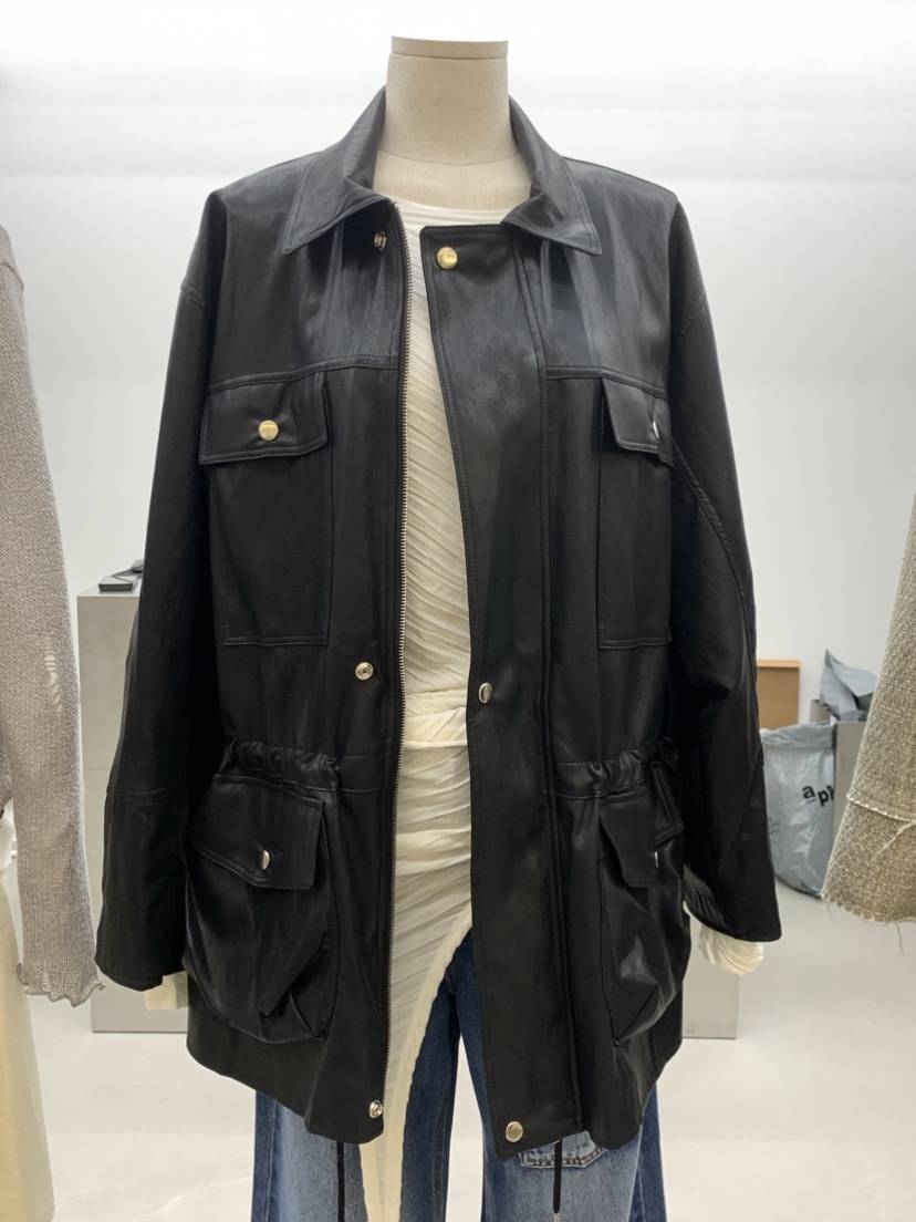 ENHANCE/HOPESMORE東大門實拍女士新款推薦休閑熱賣皮衣ENHANCE/HOPESMORE皮衣