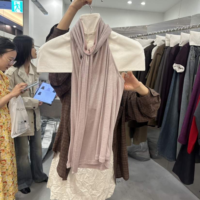 PAVEL東大門代購女士新品時尚推薦熱賣人氣真品吊帶背心露背PAVEL吊帶/背心