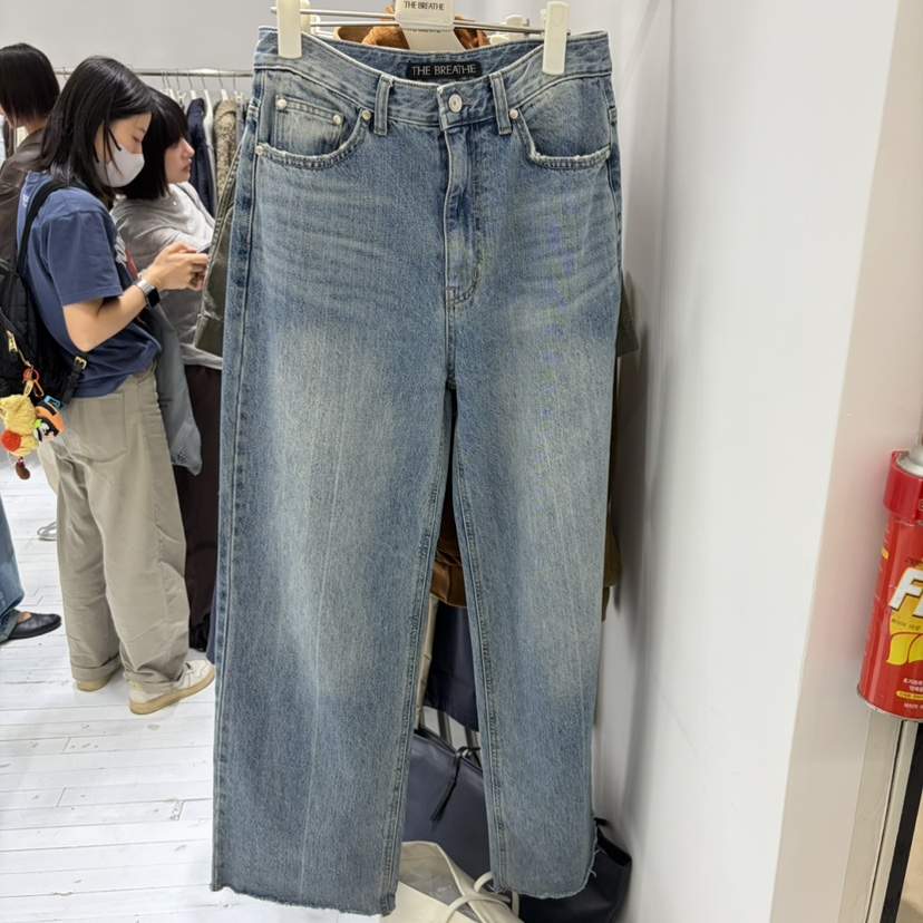 BREATHE韓國代購女裝新品休閑時尚真品推薦人氣熱賣牛仔褲BREATHE牛仔褲