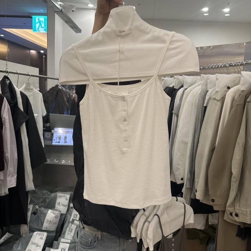 PAVEL東大門實拍女裝新品人氣時尚真品推薦熱賣吊帶背心無袖PAVEL吊帶/背心