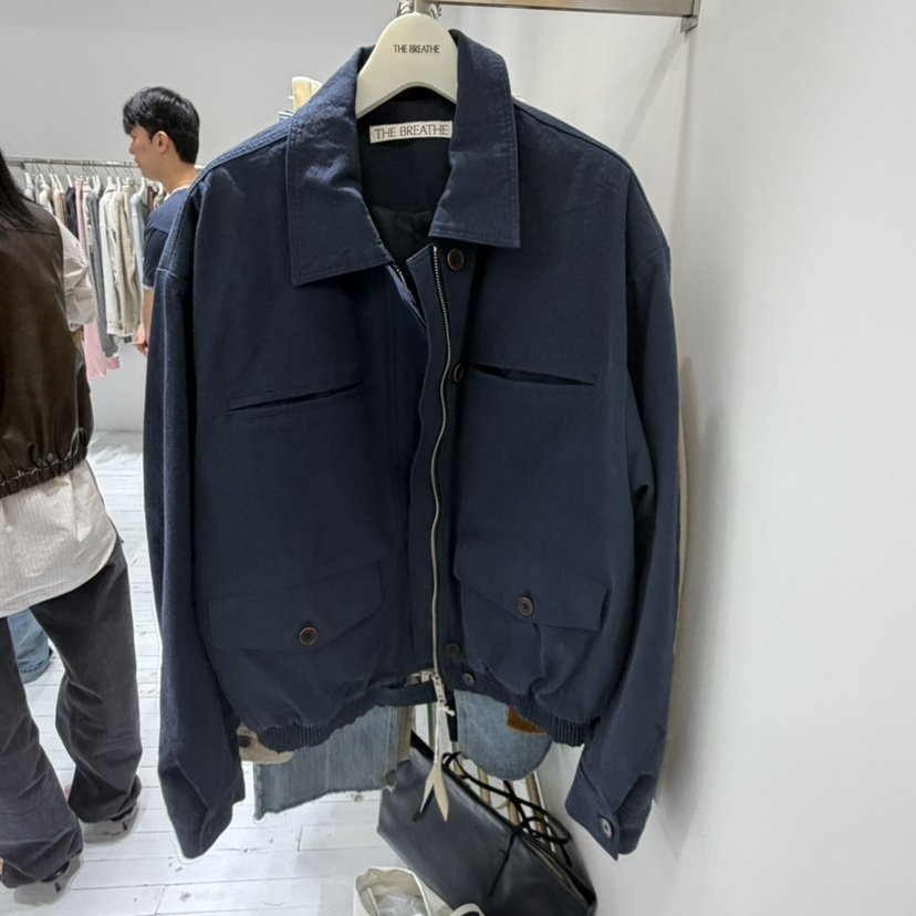 BREATHE韓國代購女士新品人氣熱賣推薦休閑時尚真品夾克帆布BREATHE夾克