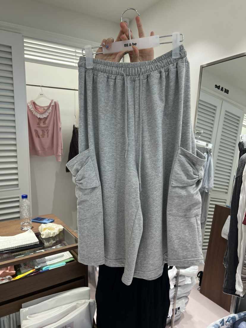 BE&amp;BE韓國直郵女裝新品熱賣真品時尚休閑推薦短褲絲帶BE&amp;BE短褲