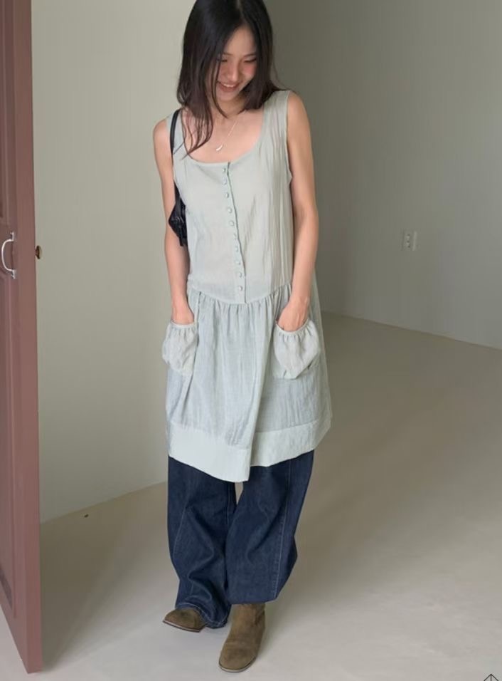 BASQUIAT/ANDYWARHOL東大門實拍女士新品熱賣休閑連衣裙BASQUIAT/ANDYWARHOL連衣裙