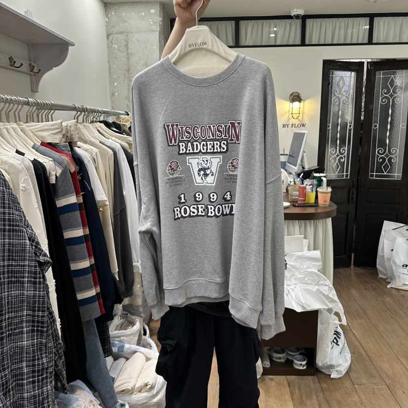 BY FLOW東大門代購女裝新款推薦真品時尚休閑熱賣人氣衛衣BY FLOW衛衣