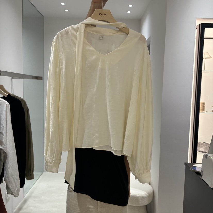 KYEM韓國直郵女裝新品休閑時尚熱賣推薦人氣真品襯衫蕾絲衫KYEM襯衫/蕾絲衫