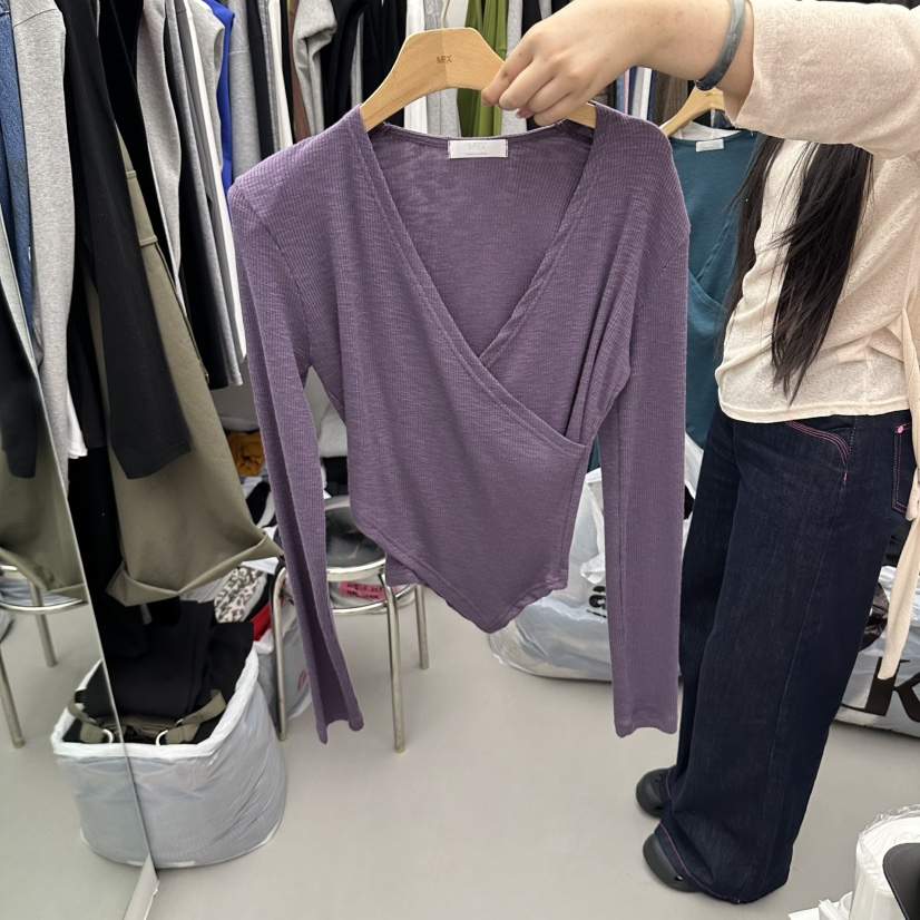 MIX東大門直郵女裝新款熱賣真品人氣休閑時尚推薦長袖T恤MIX長袖T恤