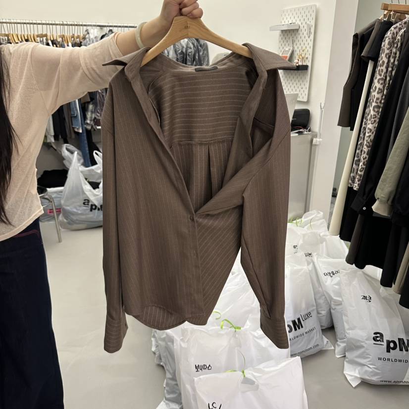 MIX韓國代購女士新品真品時尚推薦熱賣人氣休閑襯衫蕾絲衫MIX襯衫/蕾絲衫