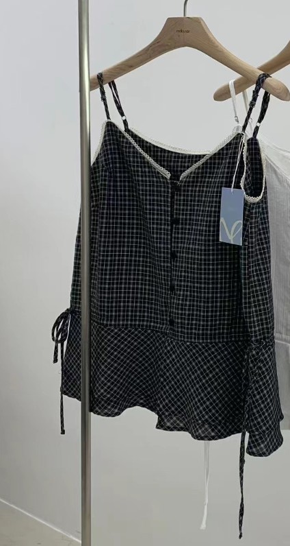 MELLOUNGE-멜라운지-T韓國直郵女士新款真品推薦吊帶背心MELLOUNGE-2件起吊帶/背心