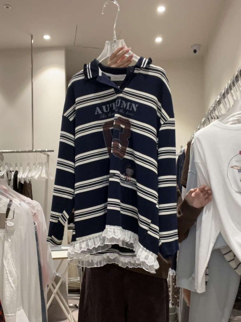 MIMME/LOOKK東大門實拍女裝新款人氣真品推薦休閑長袖T恤MIMME/LOOKK長袖T恤