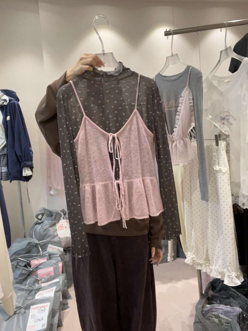 MIMME/LOOKK韓國直郵女士新款熱賣人氣真品推薦吊帶背心MIMME/LOOKK吊帶/背心