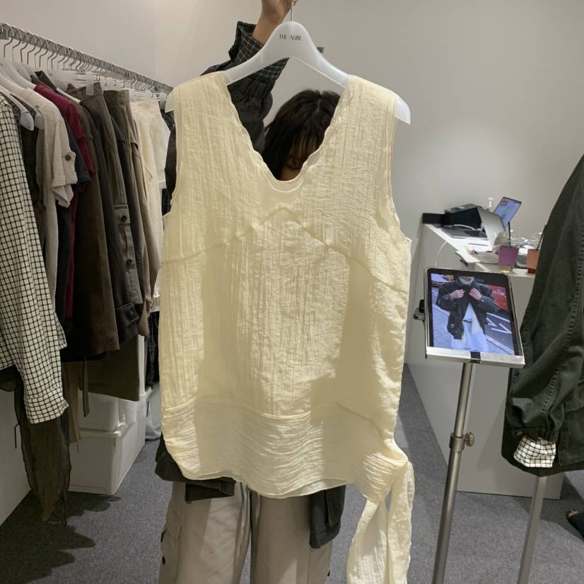 AUBE東大門實拍女裝新款休閑熱賣推薦真品人氣時尚吊帶背心THE AUBE吊帶/背心