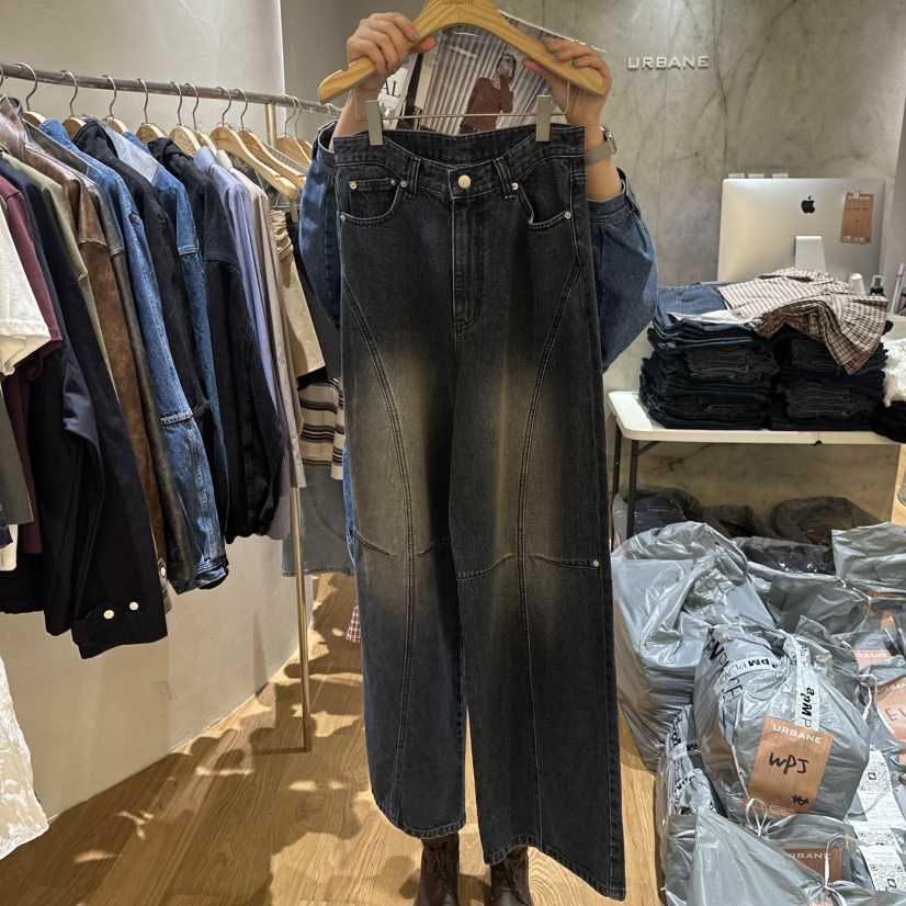 URBANE-P東大門代購女士新品推薦休閑人氣真品熱賣牛仔褲URBANE-P牛仔褲