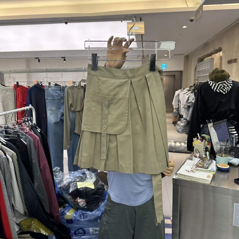 AMOUR東大門實拍女士新款真品時尚半身裙中短裙裹身裙褶裥AMOUR半身裙/中短裙