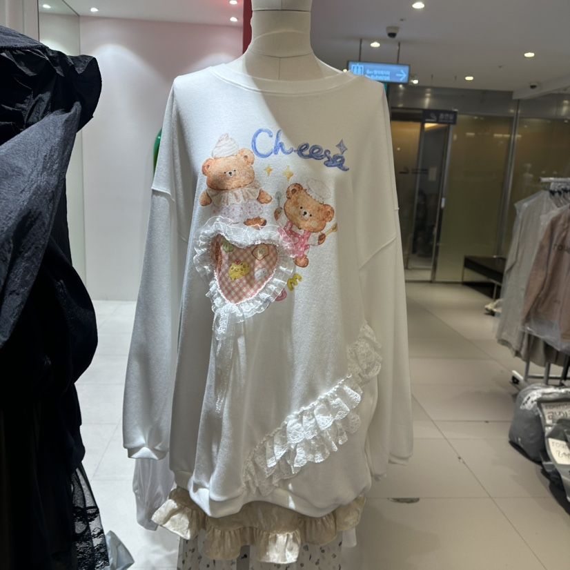 MINI UNNI韓國代購女裝新款推薦時尚熱賣真品休閑人氣衛衣MINI UNNI衛衣
