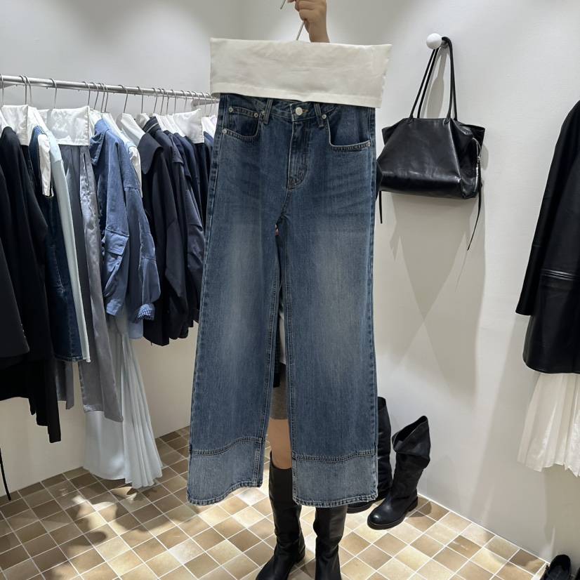 MYNAMEIS/AIME HOPE MAKE韓國直郵女士新品時尚牛仔褲MYNAMEIS/AIME HOPE MAKE牛仔褲