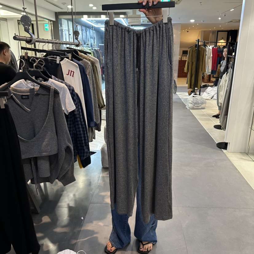 ELF-L韓國代購女士新品推薦真品人氣職業時尚休閑褲奶油色ELF-L休閑褲