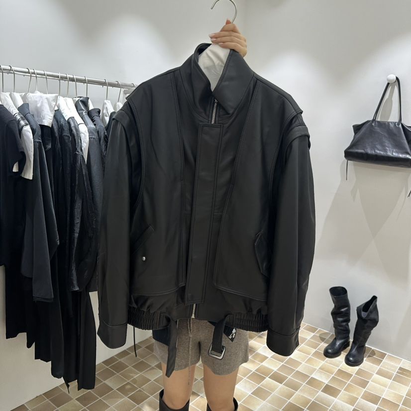 MYNAMEIS/AIME HOPE MAKE東大門代購女裝新品熱賣皮衣MYNAMEIS/AIME HOPE MAKE皮衣