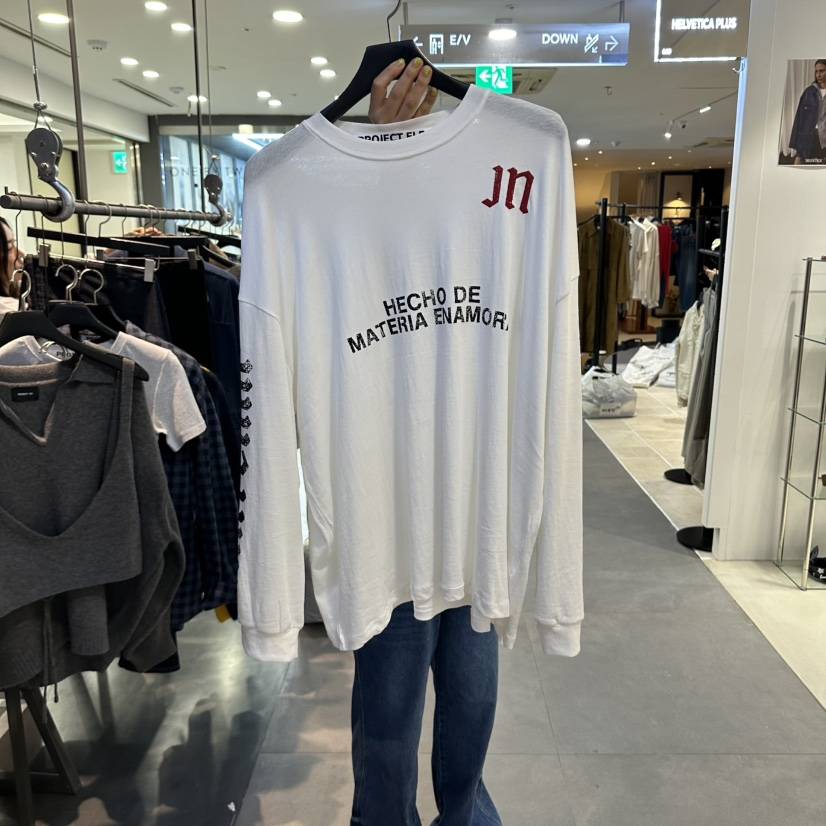 ELF-L東大門代購女士新品熱賣推薦人氣休閑時尚真品長袖T恤PROJECT ELF長袖T恤