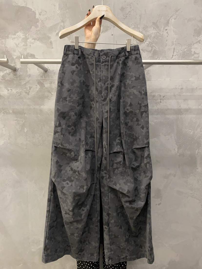 THE VETIVER-A東大門代購女士新款休閑真品人氣休閑褲迷彩VETIVER休閑褲