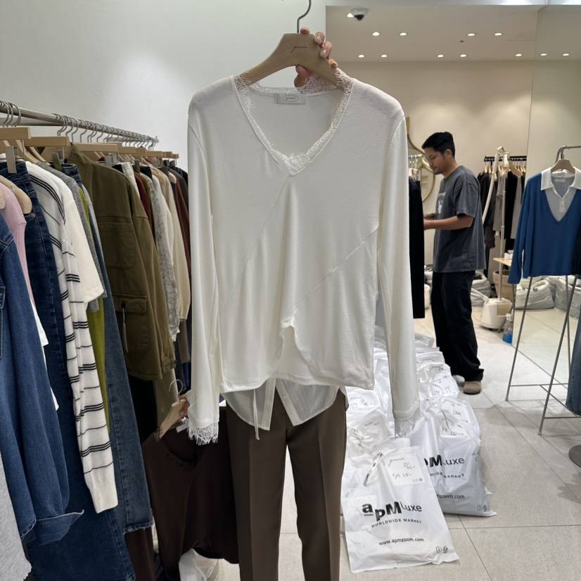 GRACIA韓國代購女士新品熱賣休閑人氣推薦真品時尚長袖T恤GRACIA長袖T恤