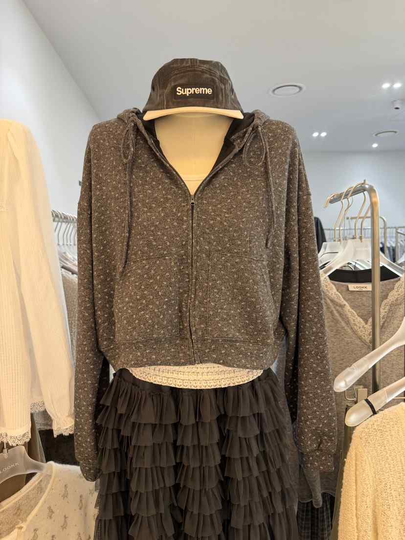 LOOKK/MIMME韓國代購女士新品推薦時尚人氣衛衣拉鏈連帽衫LOOKK/MIMME衛衣