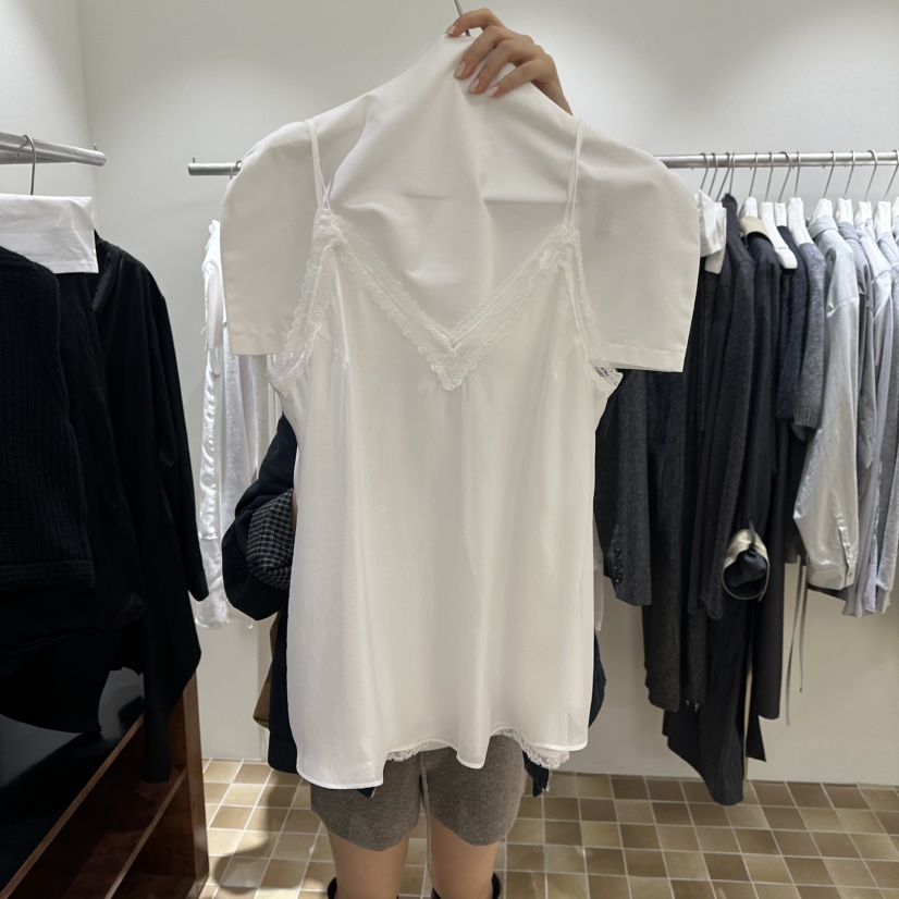 MYNAMEIS/AIME HOPE MAKE東大門直郵女裝新品真品套裝雙層無袖MYNAMEIS/AIME HOPE MAKE套裝