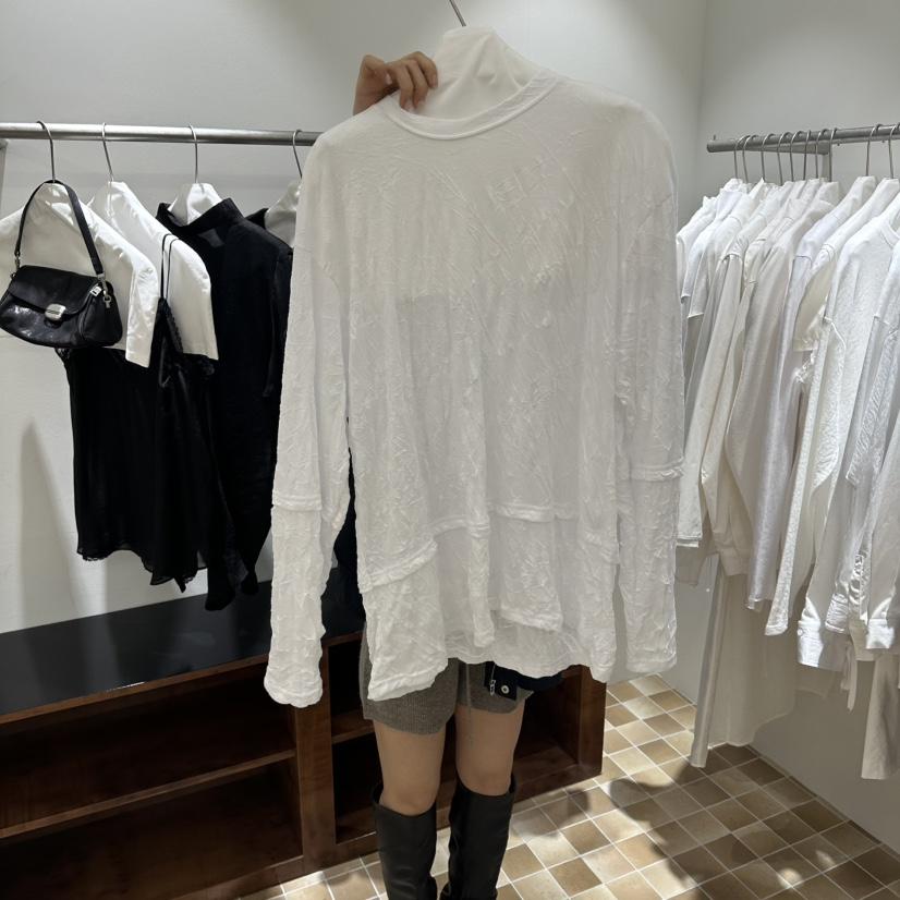 MYNAMEIS/AIME HOPE MAKE韓國代購女裝新款時尚長袖T恤MYNAMEIS/AIME HOPE MAKE長袖T恤